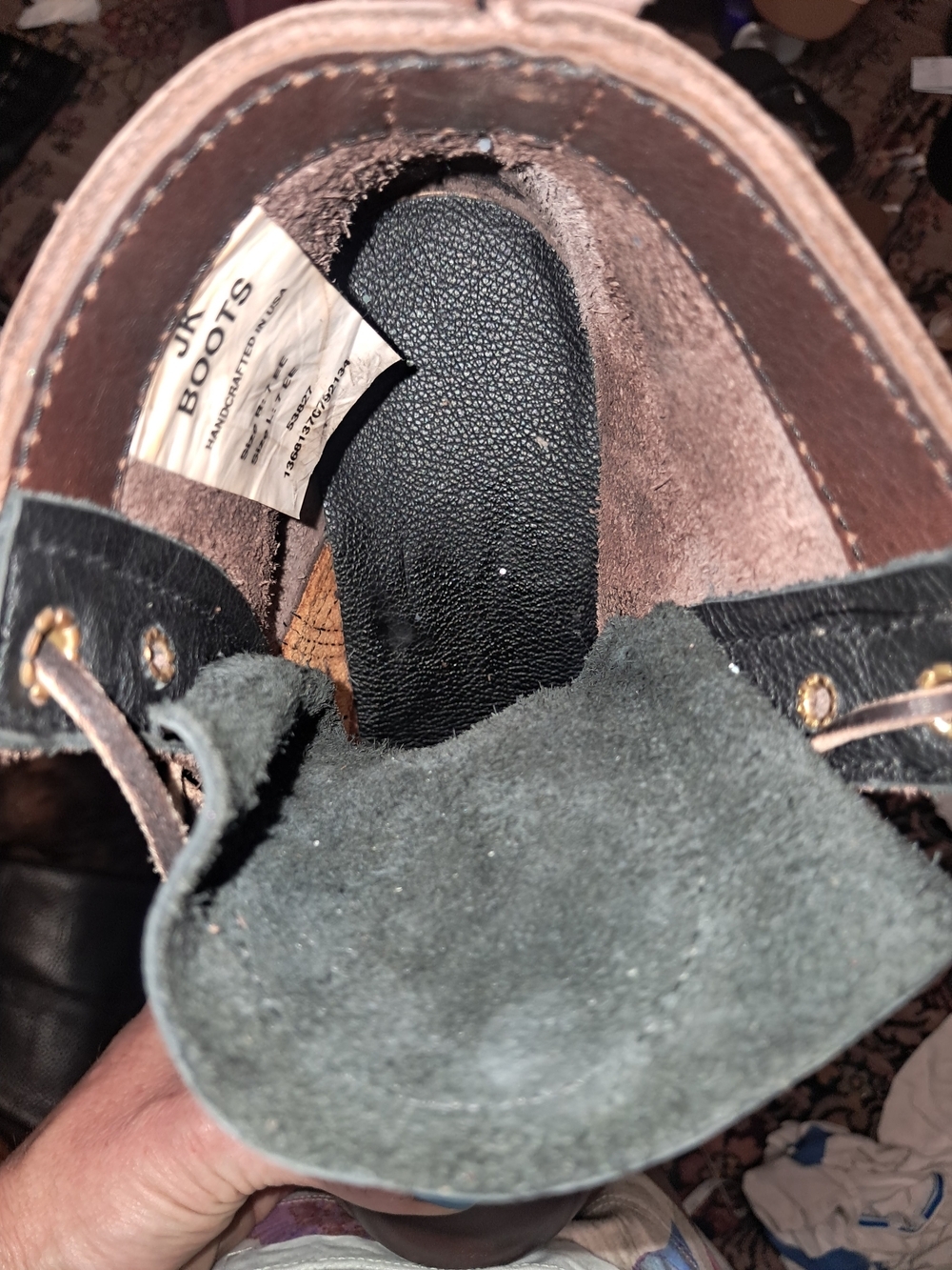 Men's JK Boots Forefront Model Size 7 Wide - Picture 3 of 9